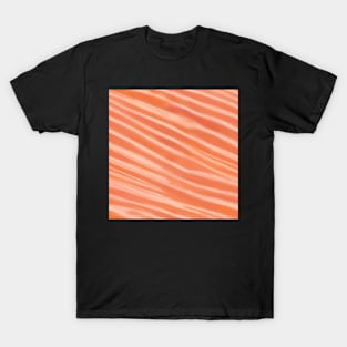 Raw salmon fillet pattern illustration T-Shirt